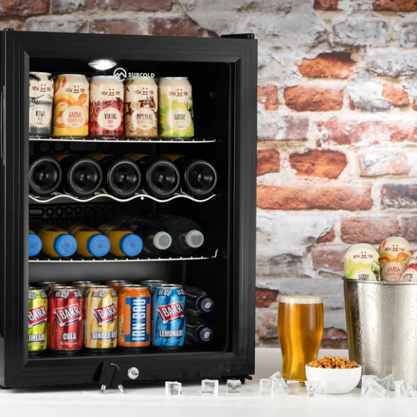 Subcold Super 65 LED Beer Fridge - Black