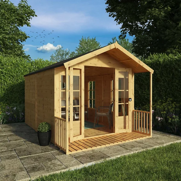 Mercia 12×8 Apex Shiplap Summer house with Double door