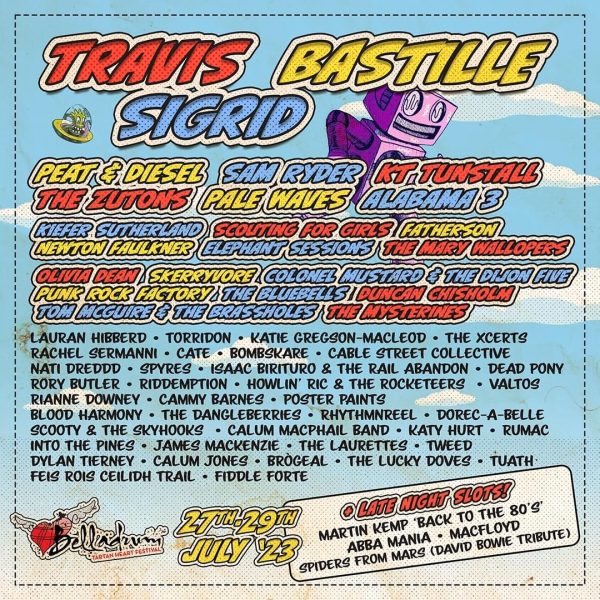 2 x BELLADRUM WEEKEND CAMPING TICKETS