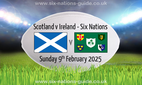 (DRAWN 14-7-24) Scotland vs Ireland 6 Nations